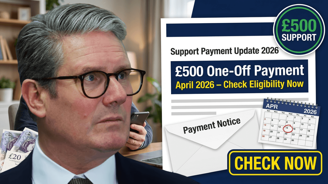 DWP Confirms £500 One‑Off Support Payment for April 2026 – Check Eligibility Now