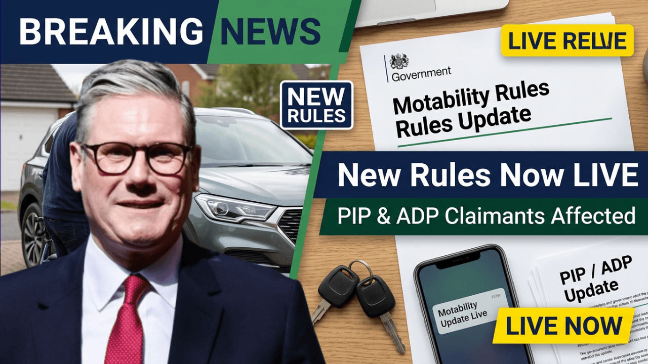 New Motability Rules Now Live for PIP and ADP Claimants