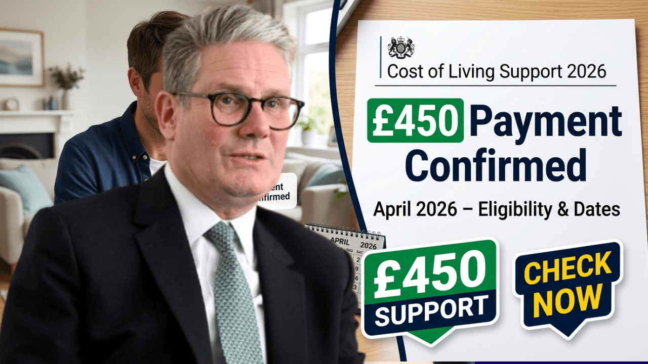 UK £450 MSC Cost of Living Payment – April 2026 Eligibility, Dates & Full Details