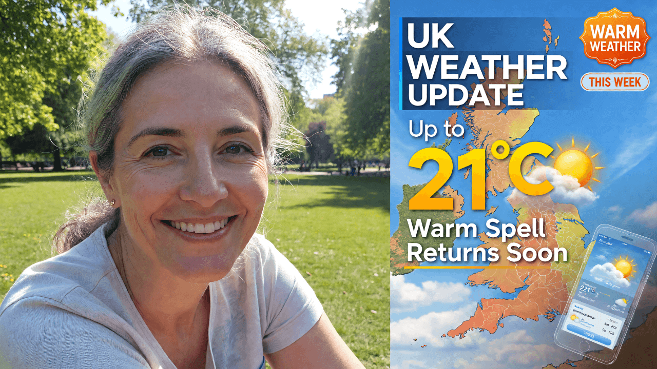 UK Weather Update: Temperatures Could Reach 21°C as Warm Spell Returns Within Days