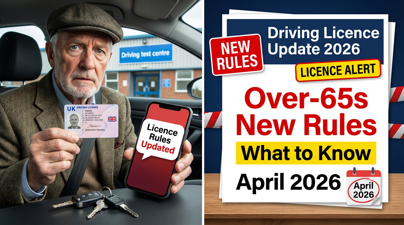 New UK Driving Licence Rules for Over-65s Start April 2026 – What to Know